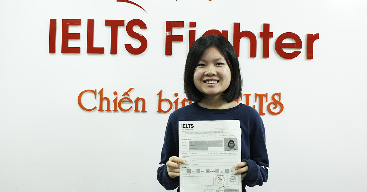 Thanh Mai - học viên 7.5 IELTS của IELTS Fighter