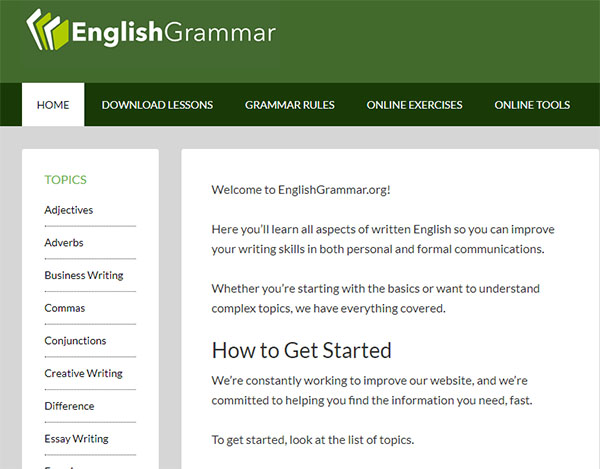 EnglishGrammar.org 