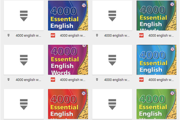 4000 từ vựng thường dùng trong tiếng Anh - 4000 Essential English Words 1