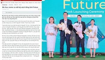[Tiền Phong] Ms Hoa Junior ra mắt bộ sách tiếng Anh Future
