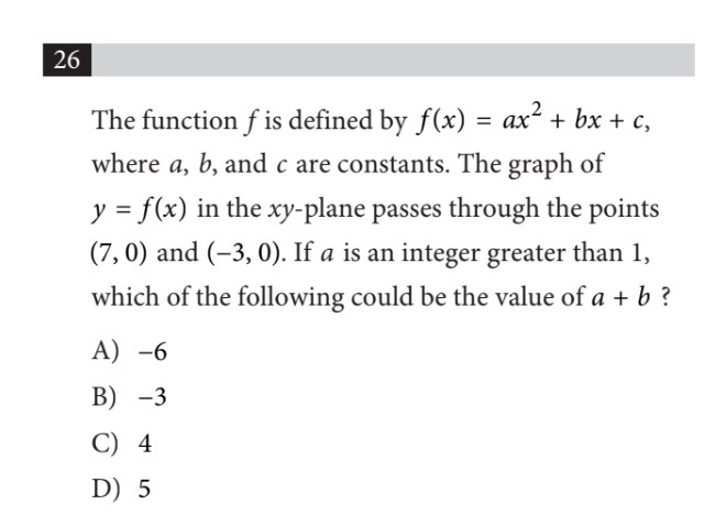 Câu hỏi SAT 1 module 1 - 26