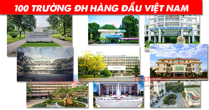 top 100 trường đại học hàng đầu Việt Nam
