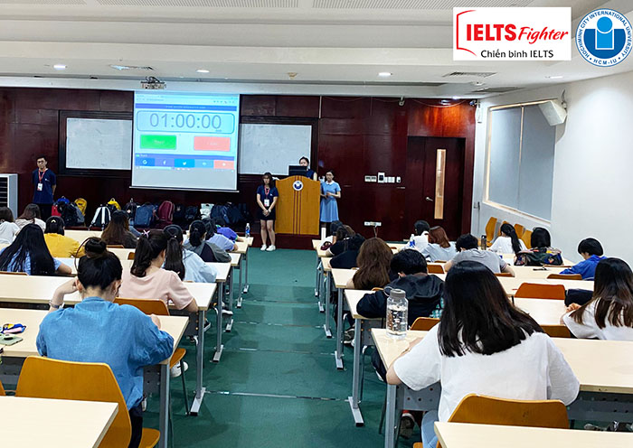 IELTS Fighter tổ chức thi thử IELTS 4 kỹ năng cho sinh viên ĐH Quốc Tế - Đh Quốc Gia Tp. HCM