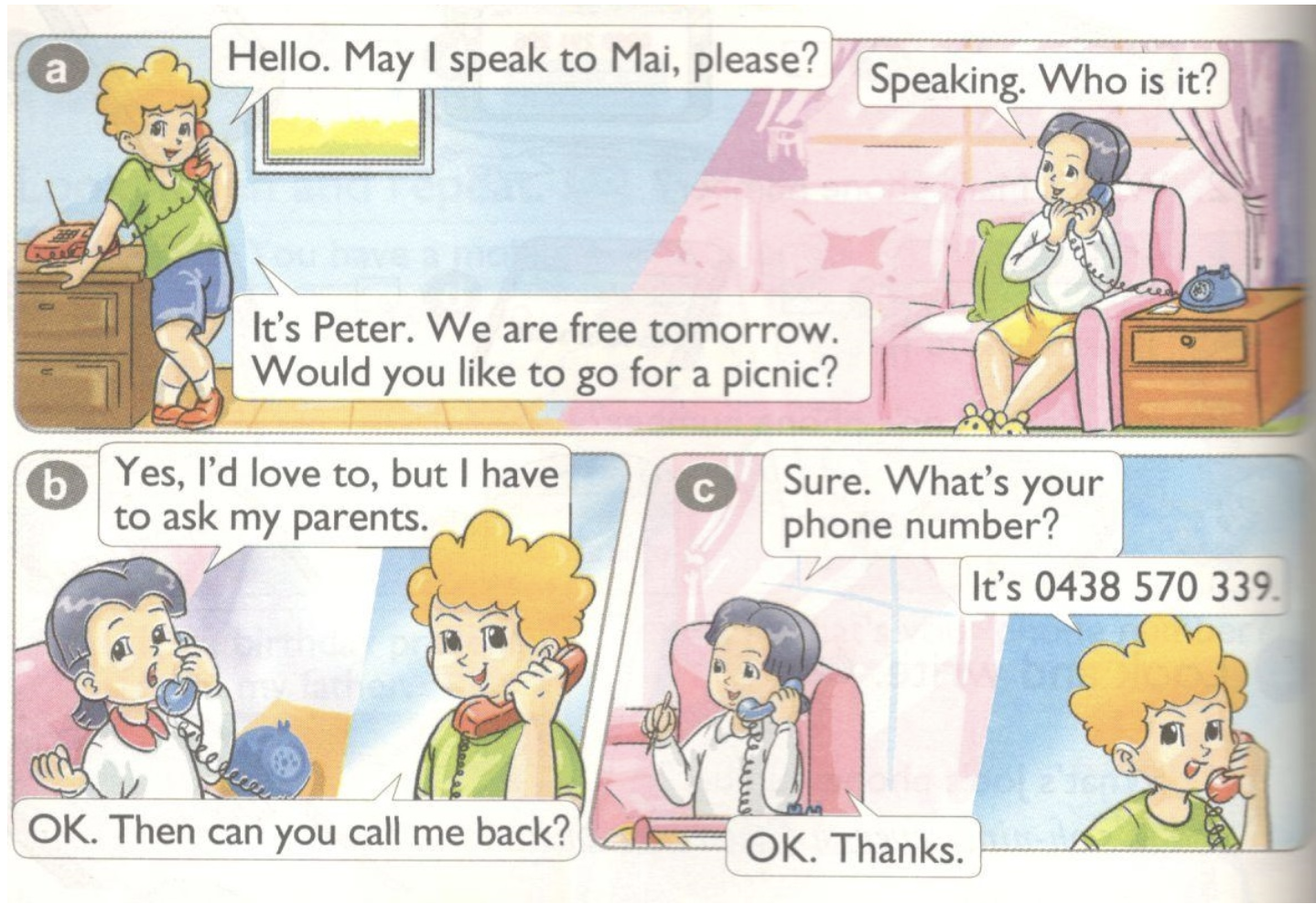 ti&ecirc;ng anh lop 4 unit 18 phone number lesson1 lesson2 lesson3 mshoajunior 4