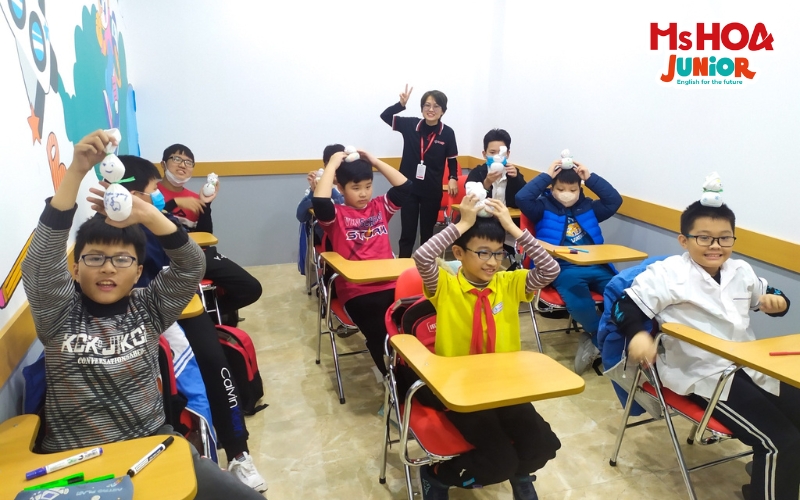 Lớp học của Ms Hoa Junior cơ sơ Hải Phòng
