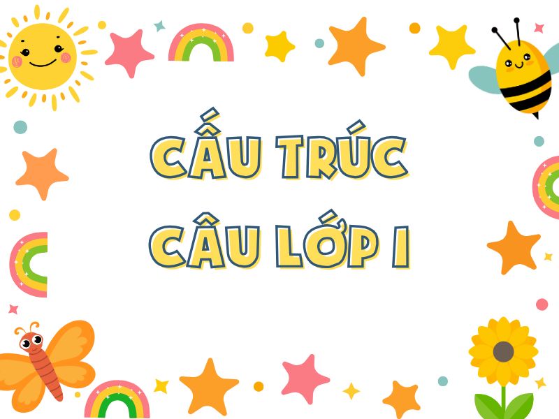 cấu tr&uacute;c c&acirc;u trong ngữ ph&aacute;p tiếng Anh lớp 1